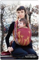 Giraffes Indian, CHUSTA WIĄZANA, [100% bawełna] chusta dla dziecka, chusty dla dzieci, chusta dla niemowląt, chusty dla niemowląt, chusta do noszenia dziecka, chusty do noszenia dzieci, bezpieczna chusta, bezpieczne chusty
