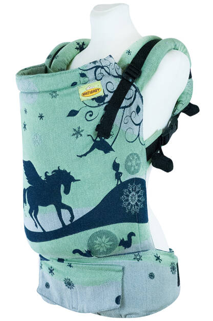 Unicorn Winter Wonderland, NATIGO nosidełko ergonomiczne
