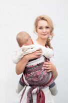 Merezhka, CHUSTA WIĄZANA, [50% bawełna, 50% wisk.z.bamb.] chusta dla dziecka, chusty dla dzieci, chusta dla niemowląt, chusty dla niemowląt, chusta do noszenia dziecka, chusty do noszenia dzieci, bezpieczna chusta, bezpieczne chusty