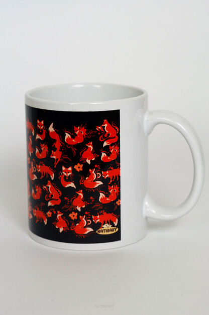 Kubek NatiMug Foxes Brun
