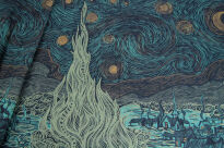 Starry Night, CHUSTA WIĄZANA, [100% bawełna] chusta dla dziecka, chusty dla dzieci, chusta dla niemowląt, chusty dla niemowląt, chusta do noszenia dziecka, chusty do noszenia dzieci, bezpieczna chusta, bezpieczne chusty