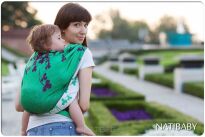 Clovers Ombre, CHUSTA WIĄZANA, [50% wisk.z.bamb.,25% len, 25% bawełna] chusta dla dziecka, chusty dla dzieci, chusta dla niemowląt, chusty dla niemowląt, chusta do noszenia dziecka, chusty do noszenia dzieci, bezpieczna chusta, bezpieczne chusty