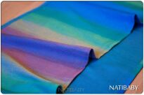 RAINBOW BLUE - Chusta dla lalek chusta dla dziecka, chusty dla dzieci, chusta dla niemowląt, chusty dla niemowląt, chusta do noszenia dziecka, chusty do noszenia dzieci, bezpieczna chusta, bezpieczne chusty