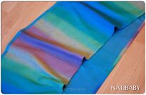 RAINBOW BLUE - Chusta dla lalek chusta dla dziecka, chusty dla dzieci, chusta dla niemowląt, chusty dla niemowląt, chusta do noszenia dziecka, chusty do noszenia dzieci, bezpieczna chusta, bezpieczne chusty