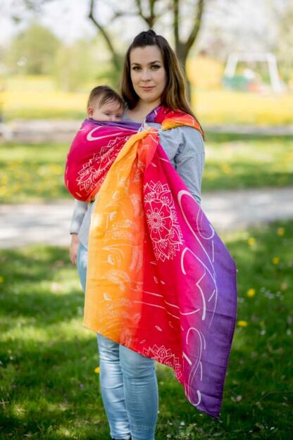 Sibillinya, CHUSTA KÓŁKOWA, [70% bawełna, 30% konopie]