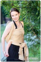 Rivea Gold No Cotton, CHUSTA WIĄZANA, [80% wisk.z.bamb., 20% len], ok.cen. chusta dla dziecka, chusty dla dzieci, chusta dla niemowląt, chusty dla niemowląt, chusta do noszenia dziecka, chusty do noszenia dzieci, bezpieczna chusta, bezpieczne chusty