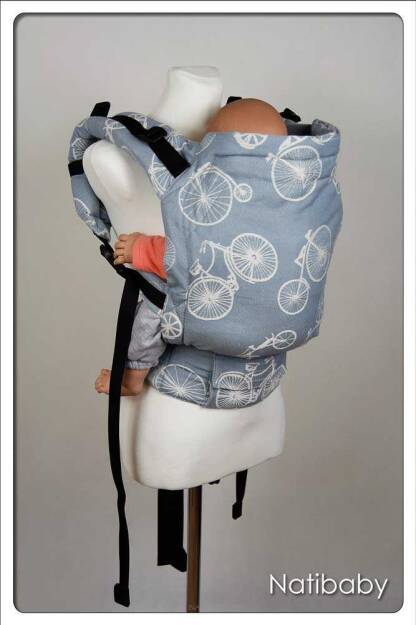 Bikes Blue, NATIGO NOSIDEŁKO ERGONOMICZNE, [100% bawełna] nosidełko dla dziecka, nosidełka dla dzieci, nosidło dla dziecka, nosidła dla dzieci, nosidełko, nosidło, nosidła, nosidełka, nosidełko ergonomiczne, nosidło ergonomiczne, nosidła ergonomiczne, nosidełka ergonomiczne, bezpieczne nosidełko