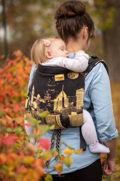BABY Steel City, ONBUHIMO nosidełko ergonomiczne, [100% bawełna]