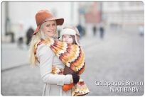 skrawki materiałów Natibaby wzór GALAPAGOS BROWN 200cm s2.jpg
