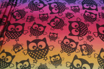 Mysterious Owls Night, CHUSTA WIĄZANA, [70% bawełna, 30% len] chusta dla dziecka, chusty dla dzieci, chusta dla niemowląt, chusty dla niemowląt, chusta do noszenia dziecka, chusty do noszenia dzieci, bezpieczna chusta, bezpieczne chusty