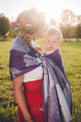 Adornos Indios Purple, Ring Sling, [100% cotton]