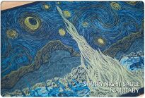 Starry Night Saule, CHUSTA WIĄZANA, [100% bawełna] chusta dla dziecka, chusty dla dzieci, chusta dla niemowląt, chusty dla niemowląt, chusta do noszenia dziecka, chusty do noszenia dzieci, bezpieczna chusta, bezpieczne chusty
