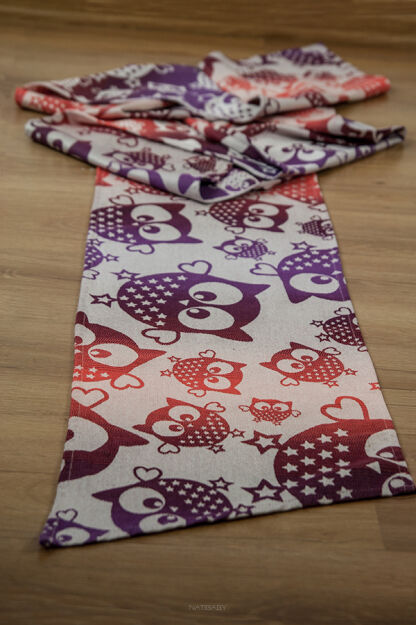 Chusta dla lalek Owls Purple
