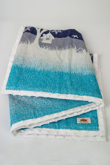 Kocyk NatiBlanket Family Tree Winter
