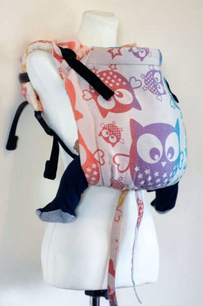 Owls Rainbow Love, ONBUHIMO nosidełko ergonomiczne, [100% bawełna]