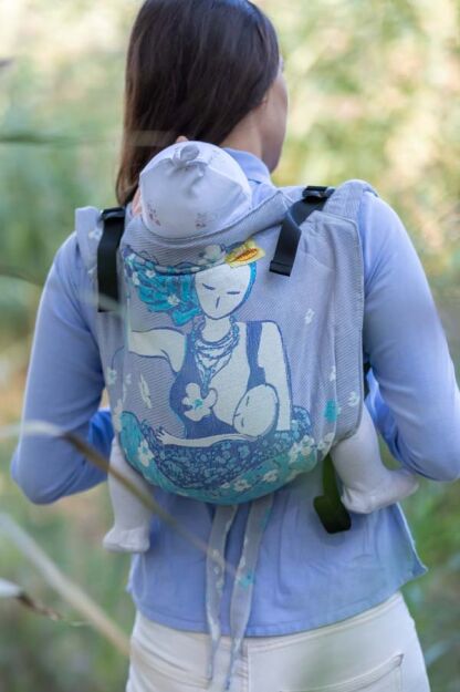 Breastfeeding Sitting Mama Pastel, ONBUHIMO nosidełko ergonomiczne, [93% bawełna, 7% poliester]
