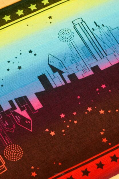 Dallas Rainbow 2, CHUSTA DO NOSZENIA DZIECKA WIĄZANA, [100% bawełna]