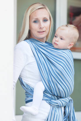 Sweden, CHUSTA DO NOSZENIA DZIECKA WIĄZANA, [100% bawełna]