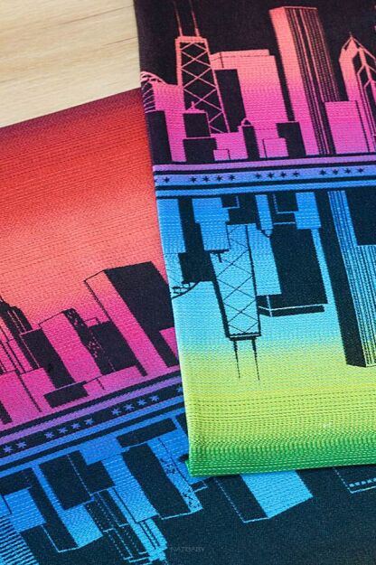 Windy City Chicago Rainbow 2, CHUSTA DO NOSZENIA DZIECKA WIĄZANA, [100% bawełna]