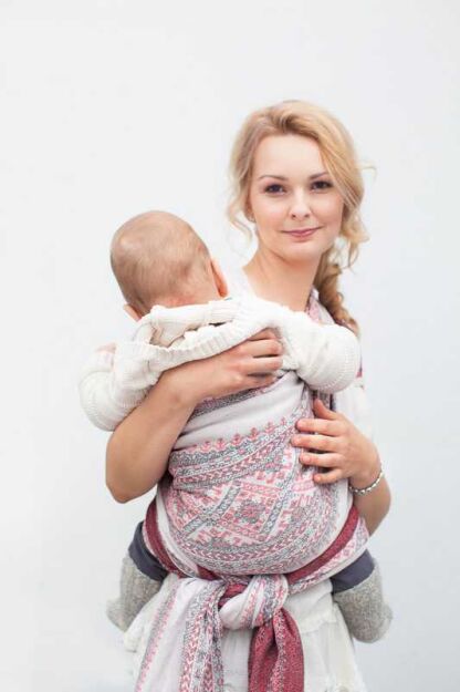 Merezhka No Cotton, CHUSTA WIĄZANA, [50% len, 50% wisk.z.bamb.] chusta dla dziecka, chusty dla dzieci, chusta dla niemowląt, chusty dla niemowląt, chusta do noszenia dziecka, chusty do noszenia dzieci, bezpieczna chusta, bezpieczne chusty