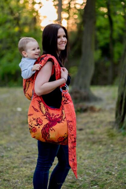 Torba Hobo Glowing Phoenix Laranja