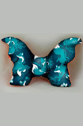 Poduszka Natillon Foxes Blue