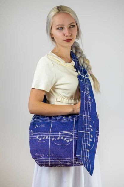 Torba Hobo Notes Indigo Violet