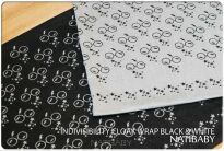 skrawki materiałów Natibaby wzór INDIVISIBILITY CLOAK WRAP BLACK & WHITE 180cm welna3.jpg