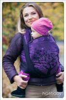 Bubbles Purple, CHUSTA WIĄZANA, [100% bawełna] chusta dla dziecka, chusty dla dzieci, chusta dla niemowląt, chusty dla niemowląt, chusta do noszenia dziecka, chusty do noszenia dzieci, bezpieczna chusta, bezpieczne chusty