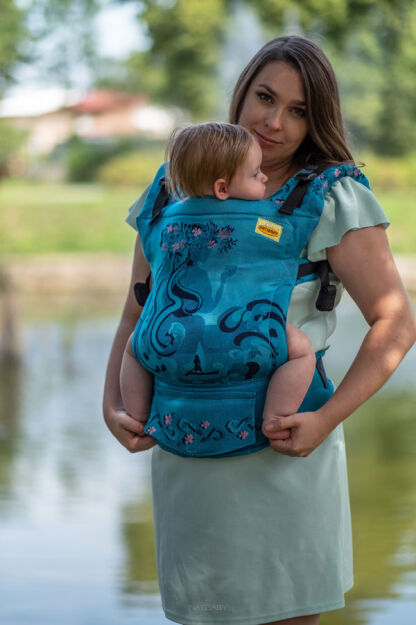 Full Sail, NATIGO nosidełko ergonomiczne, [93% bawełna, 7% poliester]
