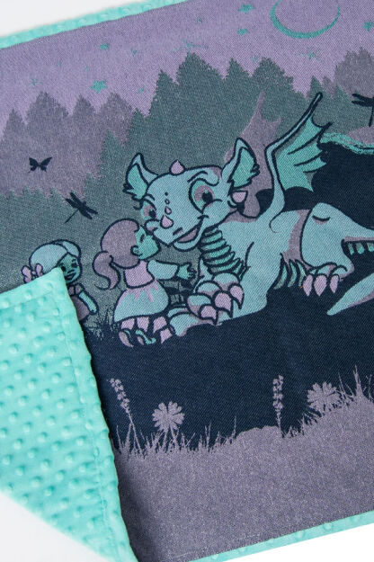 Kocyk NatiBlanket Land of the Dragons mint