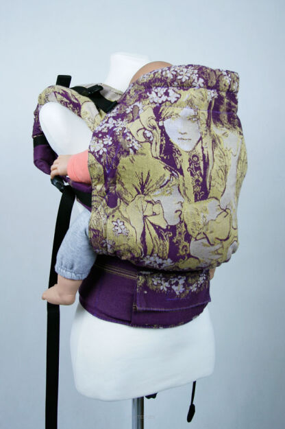 Motherhood Purple, NATIGO nosidełko ergonomiczne, [100% bawełna]
