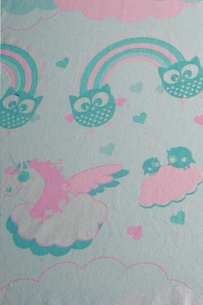 Unicorn Cotton Candy v1, CHUSTA DO NOSZENIA DZIECKA WIĄZANA, [100% bawełna]