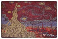 Starry Night Roava, CHUSTA WIĄZANA, [100% bawełna] chusta dla dziecka, chusty dla dzieci, chusta dla niemowląt, chusty dla niemowląt, chusta do noszenia dziecka, chusty do noszenia dzieci, bezpieczna chusta, bezpieczne chusty
