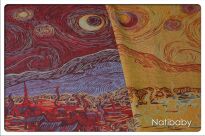 Starry Night Roava, CHUSTA WIĄZANA, [100% bawełna] chusta dla dziecka, chusty dla dzieci, chusta dla niemowląt, chusty dla niemowląt, chusta do noszenia dziecka, chusty do noszenia dzieci, bezpieczna chusta, bezpieczne chusty