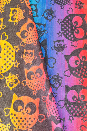 Owls Rainbow Explosion Glitter, SKRAWKI