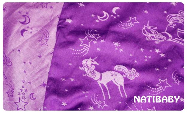 Unicorns, CHUSTA KÓŁKOWA, [68% bawełna, 19% ramia, 13% jedwab] chusta dla dziecka, chusty dla dzieci, chusta dla niemowląt, chusty dla niemowląt, chusta do noszenia dziecka, chusty do noszenia dzieci, bezpieczna chusta, bezpieczne chusty