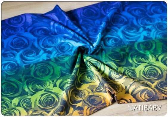 Roses Dark Rainbow #1, CHUSTA WIĄZANA, [100% bawełna] chusta dla dziecka, chusty dla dzieci, chusta dla niemowląt, chusty dla niemowląt, chusta do noszenia dziecka, chusty do noszenia dzieci, bezpieczna chusta, bezpieczne chusty