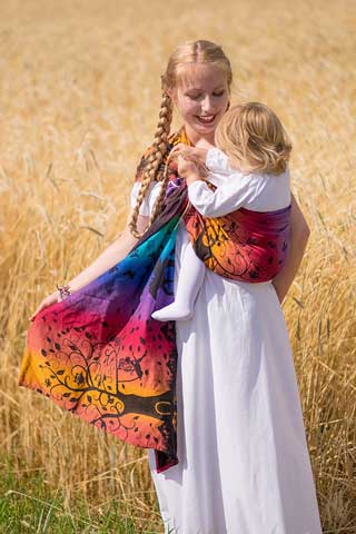 chusta kółkowa dla dzieci - Natibaby